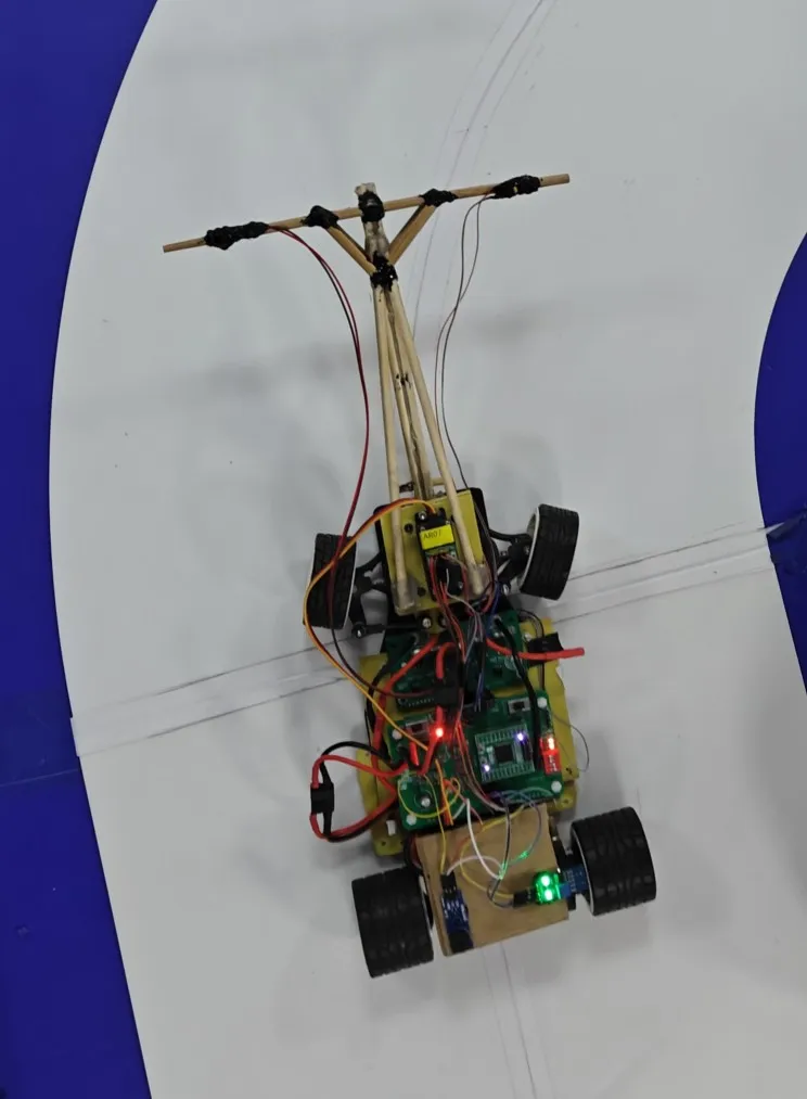 A photo of our little car